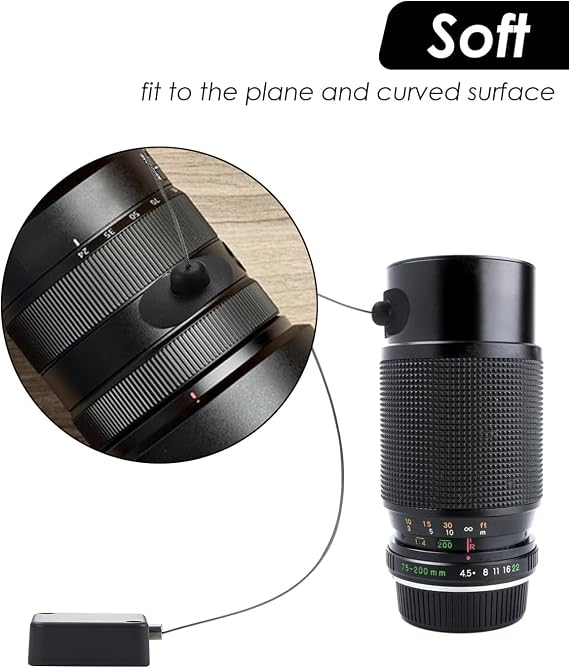 Retractable 1.8m Security Cable Lock, Remote Control Connector, 2 Pack (2 Pcs) for TV, DVD, Speaker, Remote Control, etc.