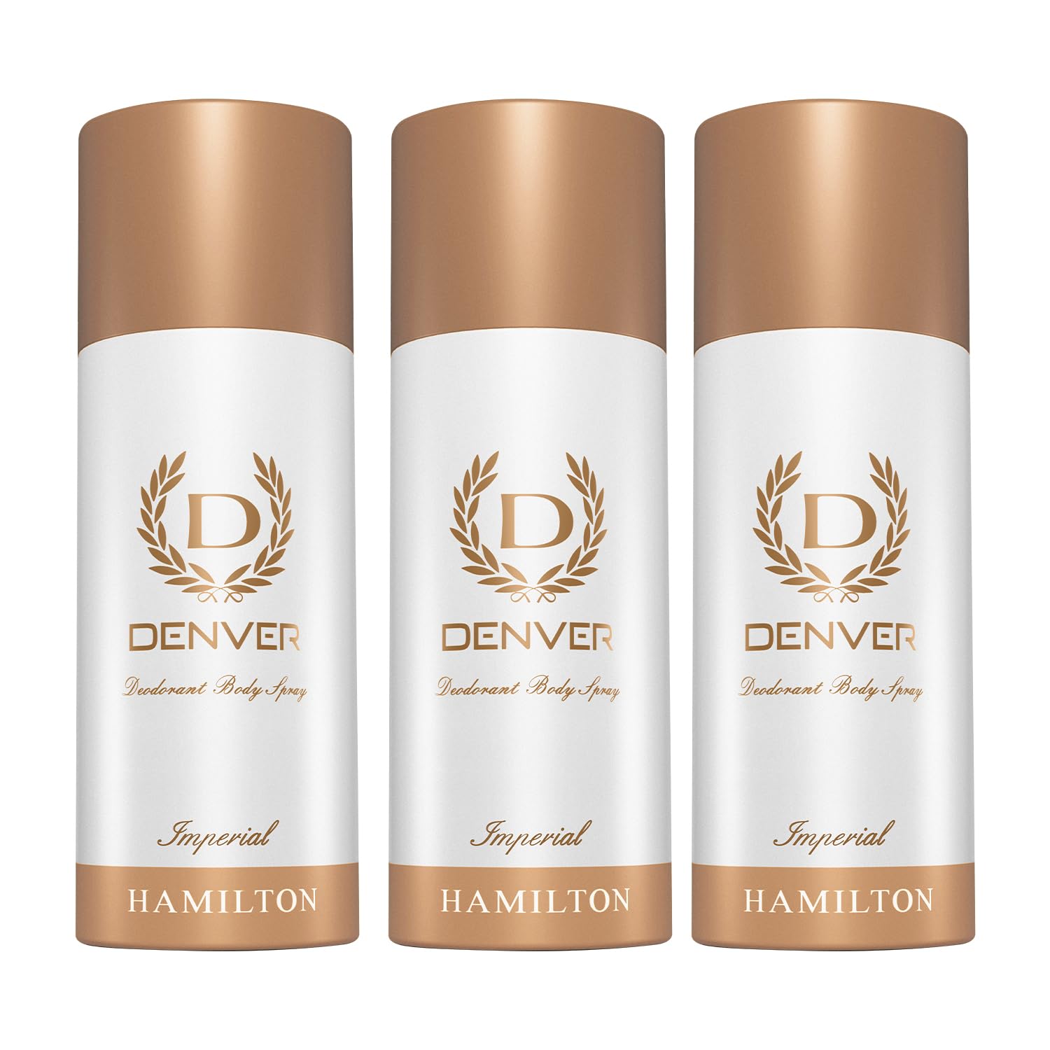 Denver Imperial, Rider & Goal Aerosol Deodorant -165Ml Each (Pack Of 3) | Long Lasting Deo For Men