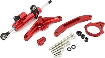 for Yamaha FZ1 FAzer 2006-2015 Stabilizer Linear Dampers Mounting Support Motorcycle CNC Aluminum Steering Damper Bracket SetRed