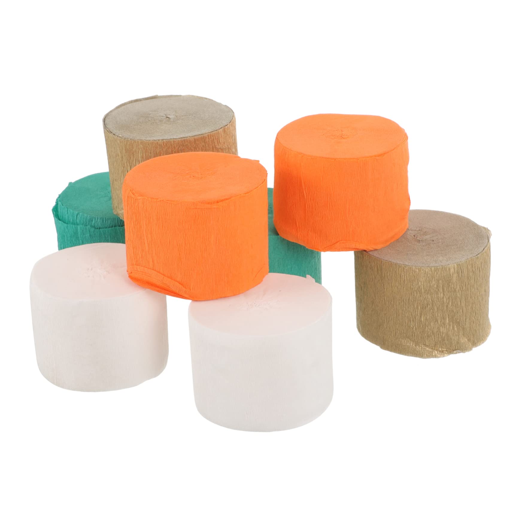 PRETYZOOM Rollos De Papel Crepé Para Decoración De Serpentinas De Cumpleaños Serpentinas De Papel Arrugado Serpentinas De Papel Decorativas Papel Crepé Delicado De Accesorios