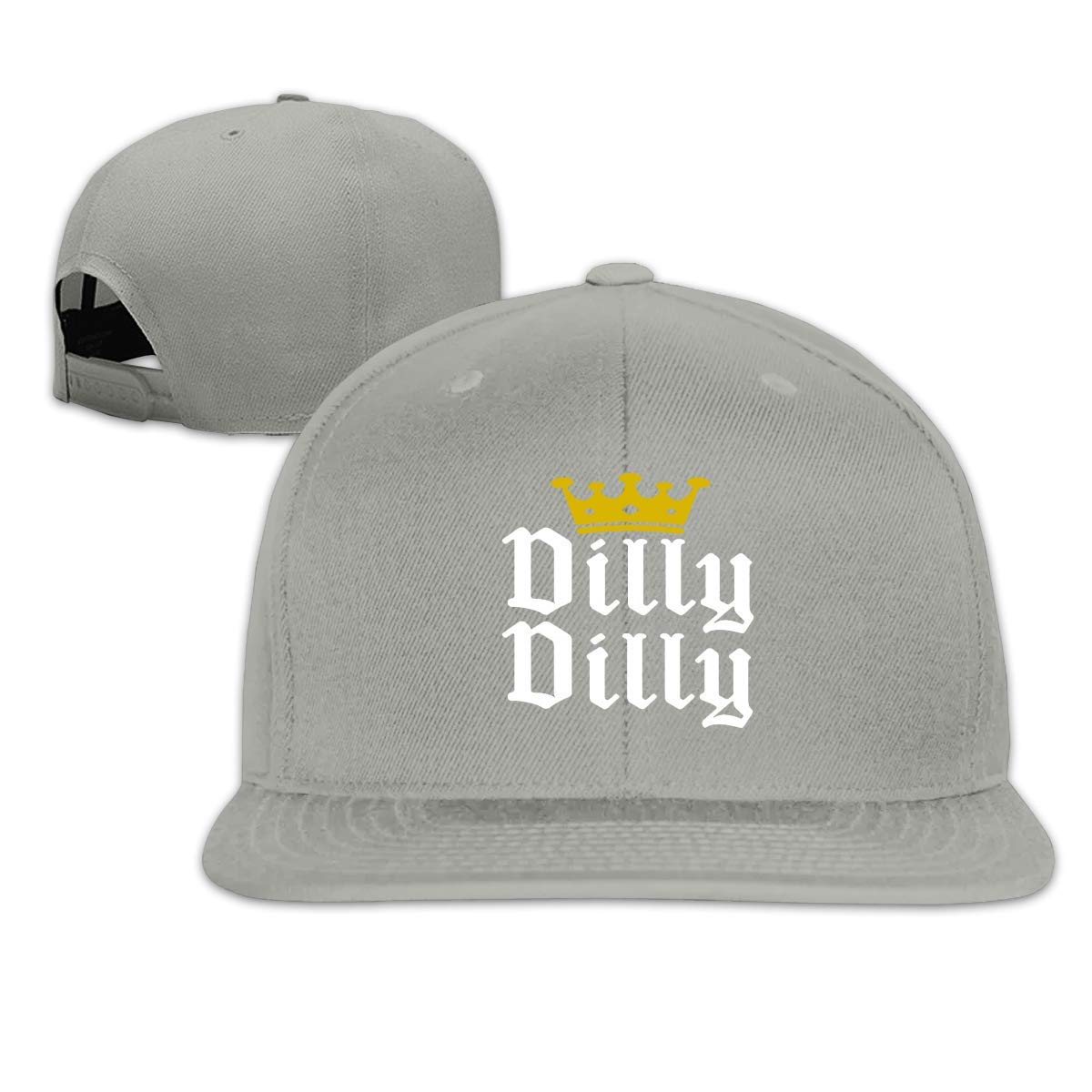Dilly-Dilly Gold Crown Unisex Hip-Hop Korea Fashion Adjustable Black Baseball Cap