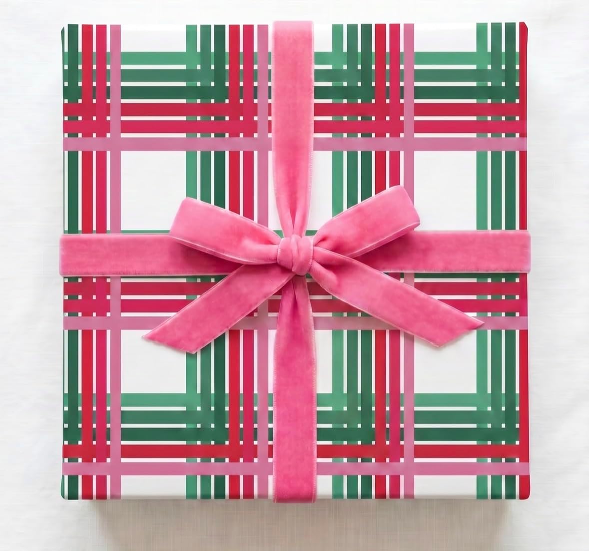 Modern Stripe Christmas Wrapping Paper – 6 Premium Gift Wrap Sheets (20” x 28”) | Thick, Tear-Resistant Holiday Wrapping Paper | Vibrant Contemporary Stripe Design | Made in USA image 2