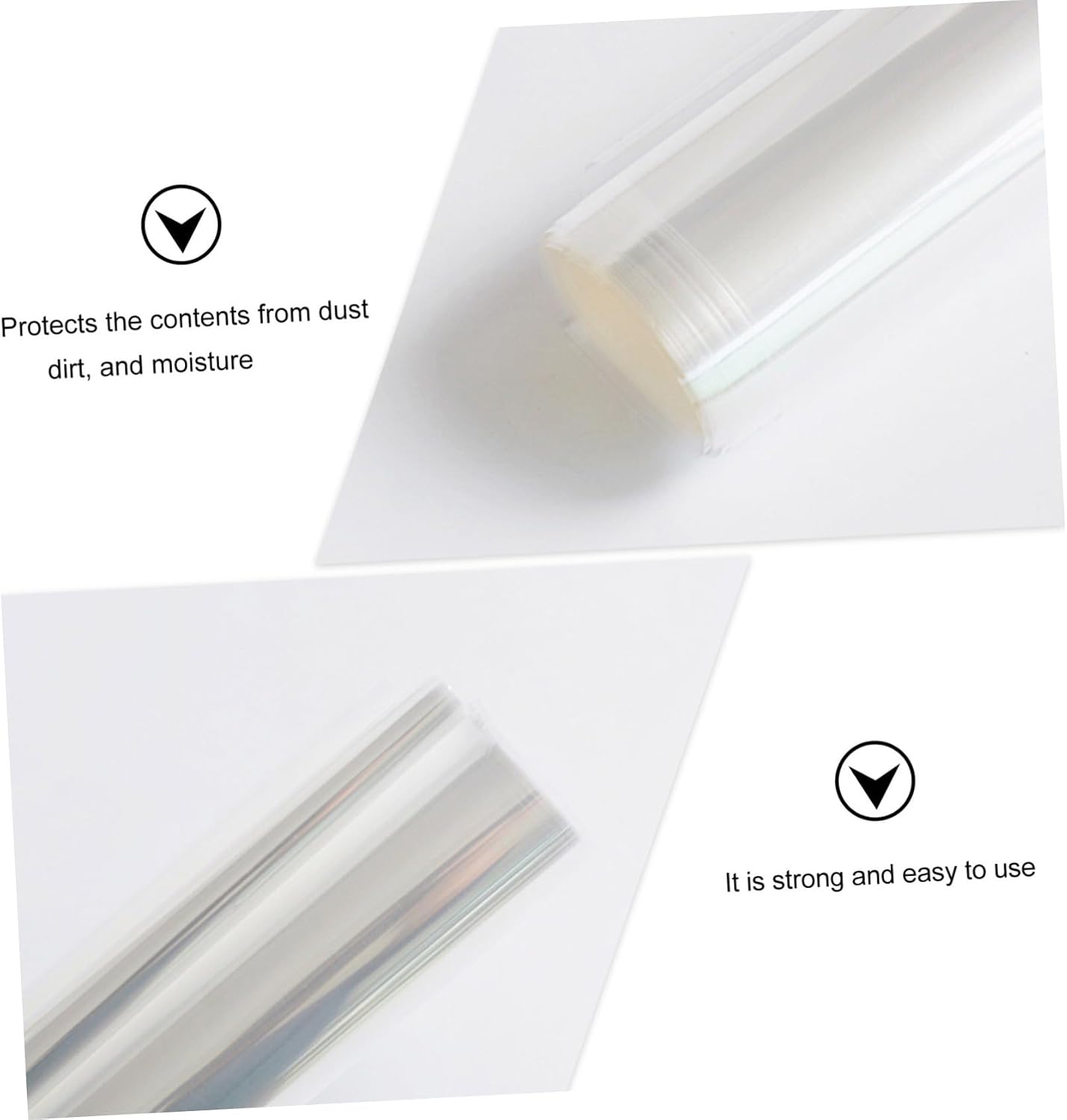 MOLUCKFU Clear Cellophane Wrap for Gift Baskets and Flower Bouquets Transparent Wrapping for Crafts and Party Favors