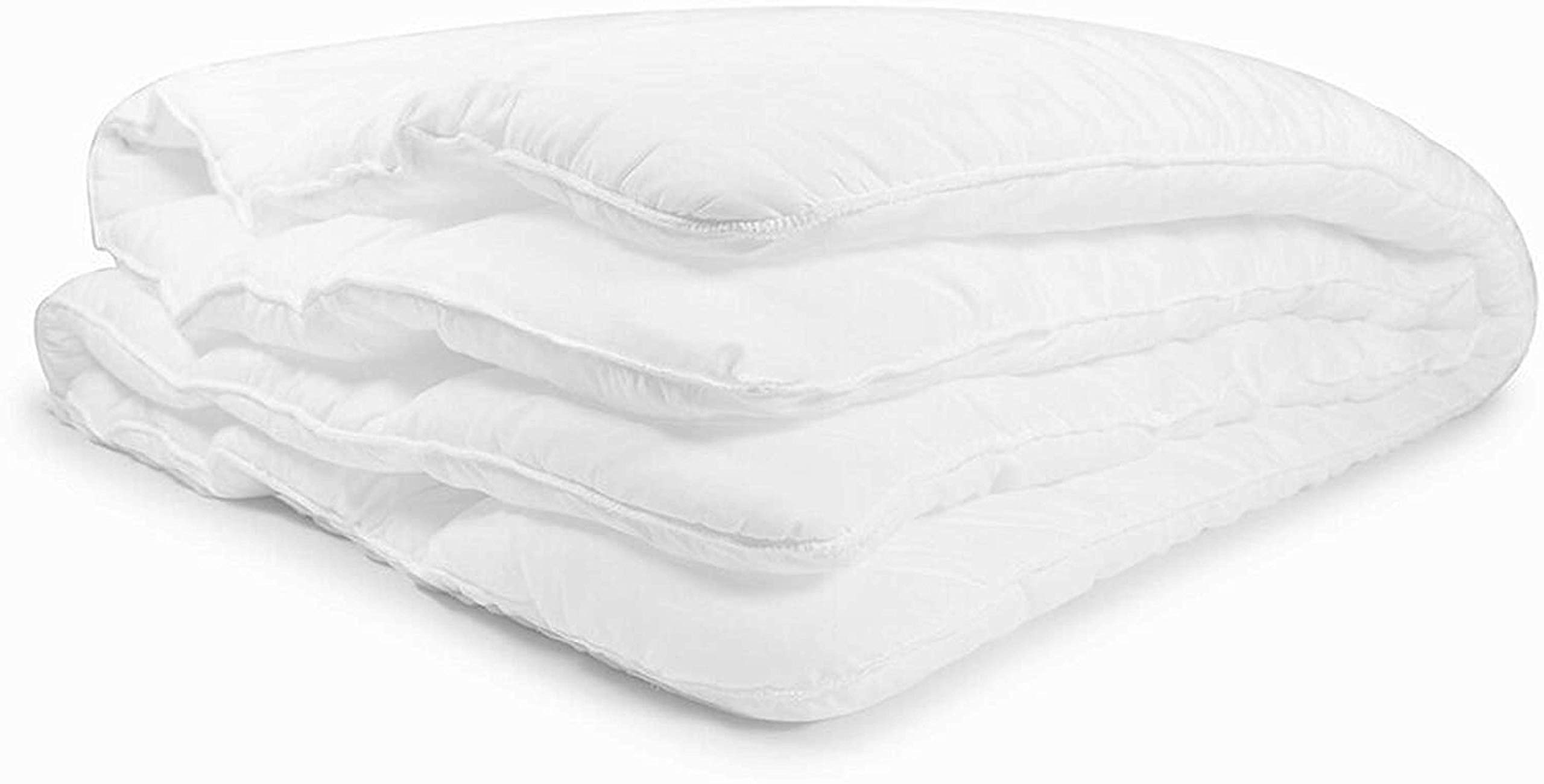 A & B TRADERS ANTI ALLERGY VALUE RANGE HOLLOW FIBRE DUVET QUILT 4.5 10.5 13.5 15 TOG POLYPROPYLENE COVER (15 TOG, SINGLE)
