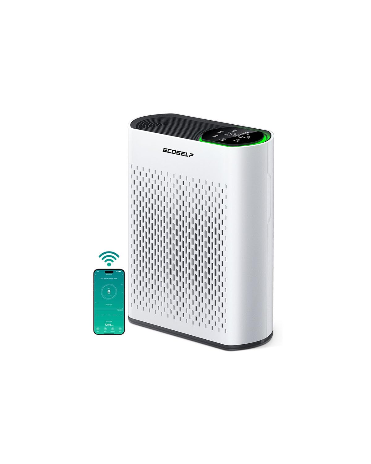 ECOSELF HEPA Air Purifier for Large Rooms Up to 2400 Ft²