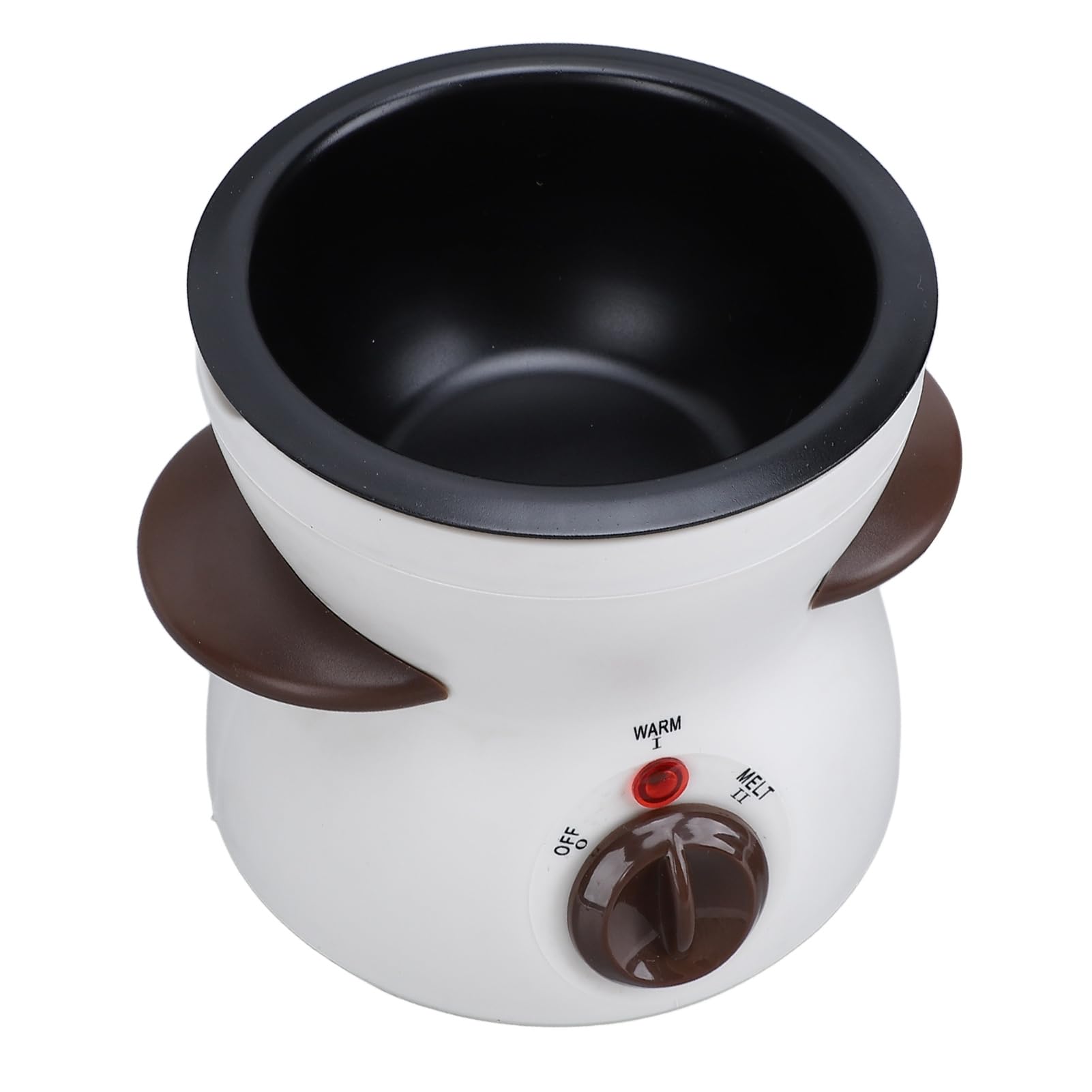 Haofy Mini-Elektro-Fonduetopf-Set 220 V für Schokolade, Käse und Fleischsuppe