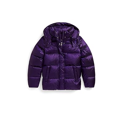 Polo Ralph Lauren Kids Metallic Down Hooded Jacket (Big Kid) Girl