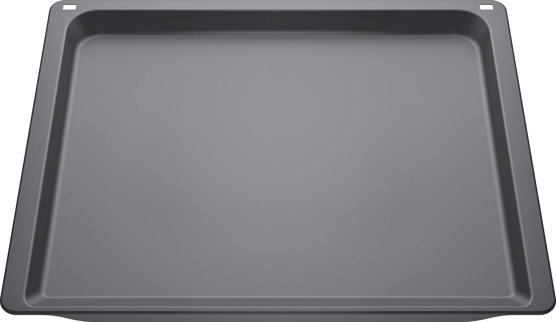 SIEMENS HZ631070 Oven & Stove Accessory/Sheet Oven/Hob/Enamel Baking Tray, 45.5 x 37.5 x 3 cm, Charcoal, Minimal Warping, Durable & Scratch Resistant