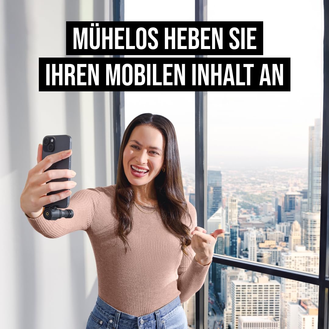 RØDE VideoMic Me-C+ Richtmikrofon für USB-C-Mobilgeräte (iOS und Android), Perfekt für die Erstellung von mobilen Inhalten
