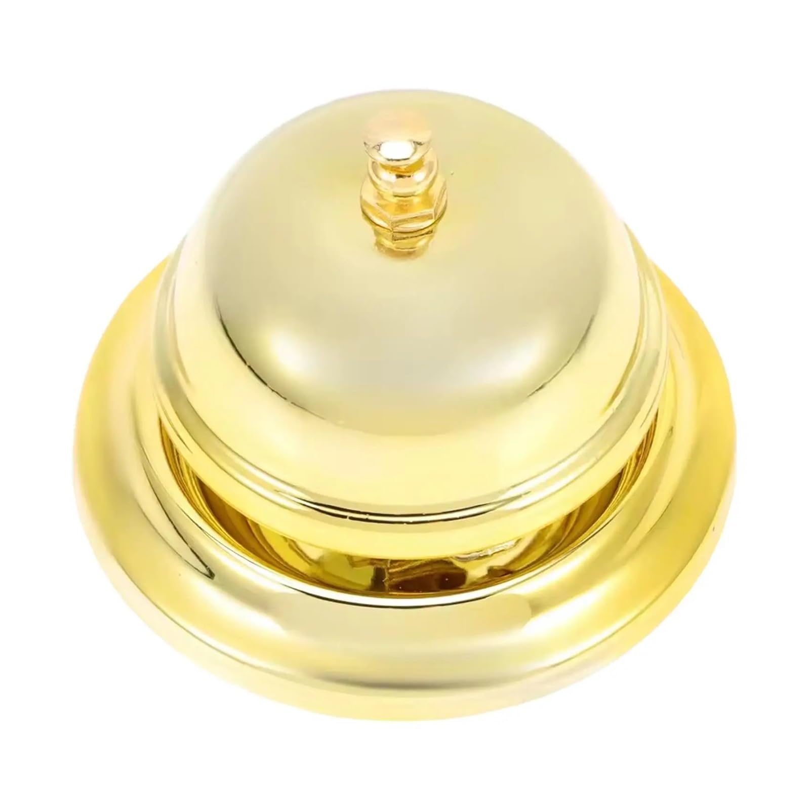 Desk Bell 2pcs Service Bell Hotel Bell Loud Gold Call Bell Desk Service Dinner Bell Dinner Desk Bell for Bar Hotel Reception Counter Restaurant For Hotel Restaurant Receptio