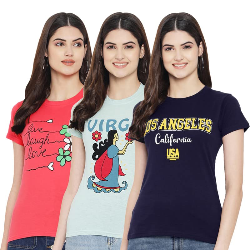 Preneum T-shirt graphique coupe droite pour femme