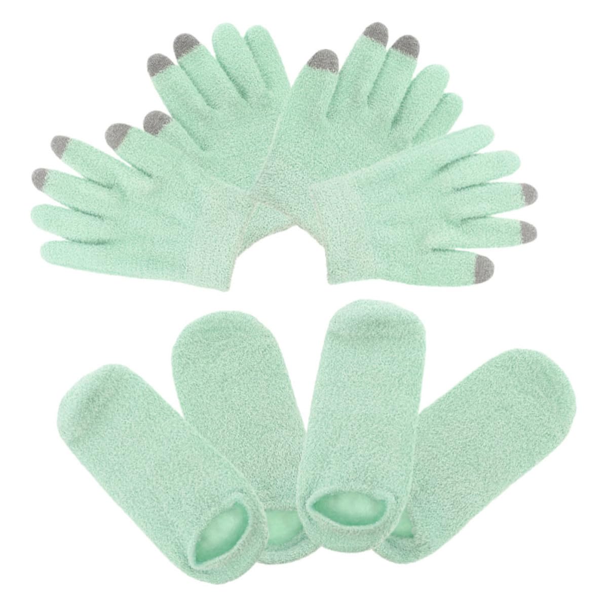 Touchscreen mit Pflegenden Inhaltsstoffen Feuchtigkeitsspendende Paar 2 Handschuhe aus Spandex und Angenehmem Tragekomfort für Sport und Büro