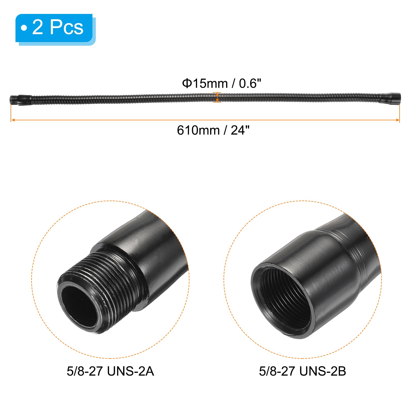 PATIKIL 24" Microphone Gooseneck - Image 2