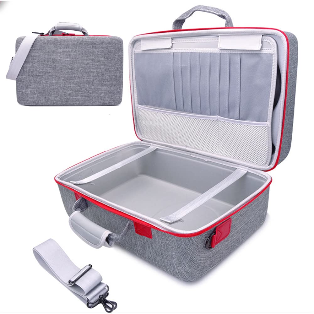PALUMMA Travel Case for PS5 Console Case EVA Hard Shell for PS5 Game Console Storage Bag with Multiple-Compartment