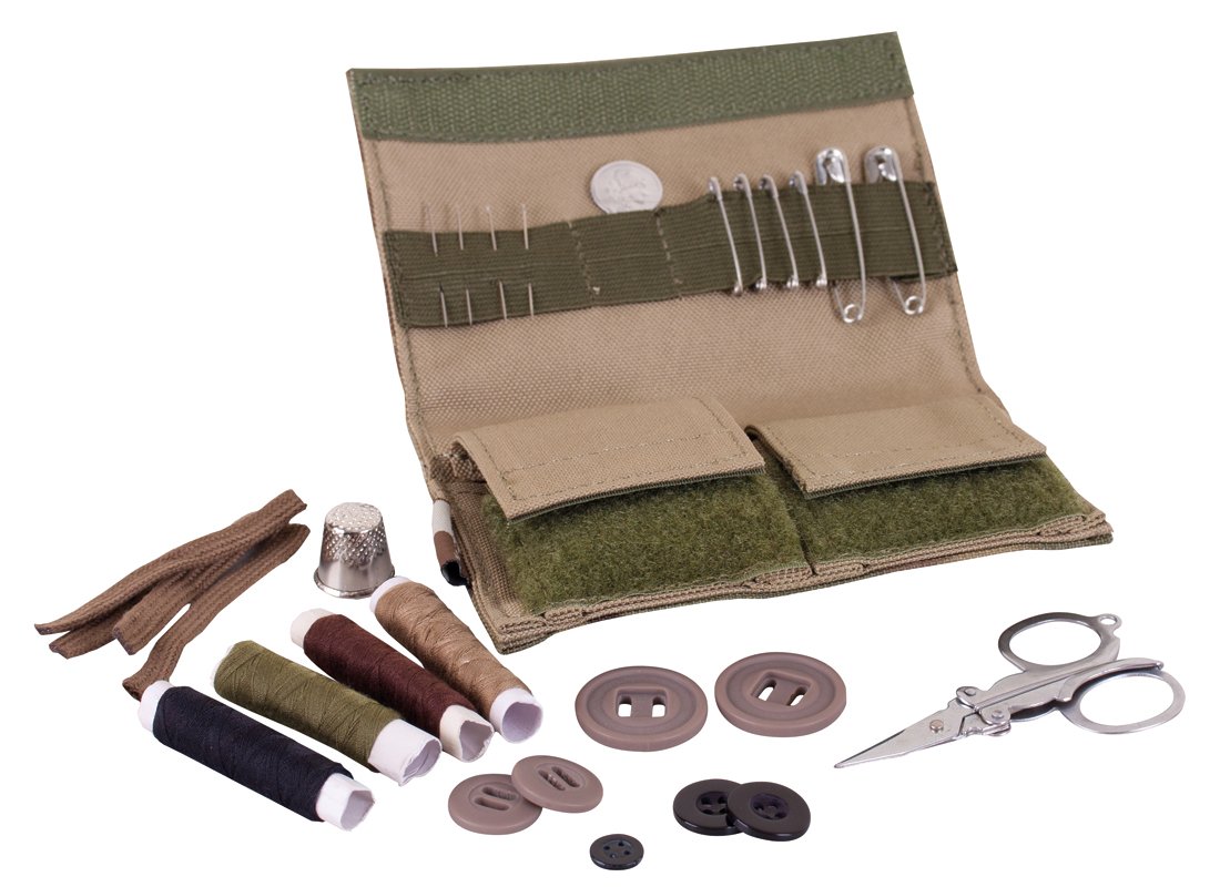 Kombat UK BTP Soldier 95 Sewing Kit, Housewives Kit, Needle & Thread. British Terrain Pattern Camouflage