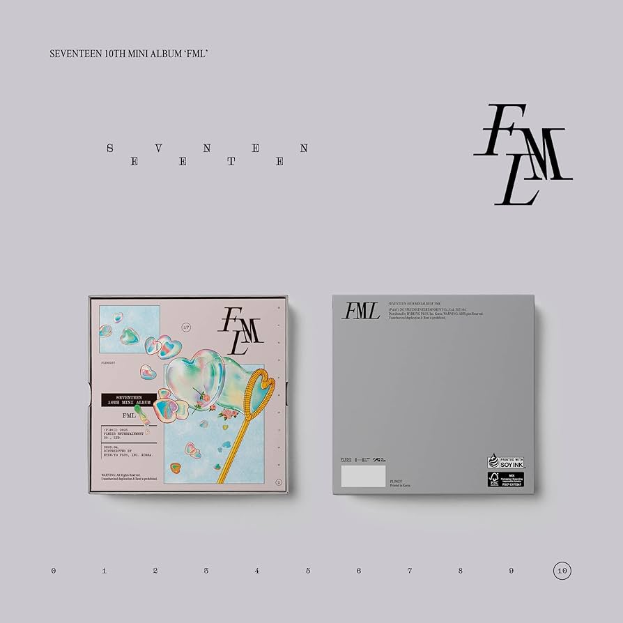Amazon.co.jp: SEVENTEEN 10th Mini Album 'FML' (CARAT Ver