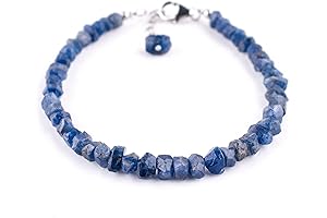 Mesmerizing Sapphire Encrusted Sterling Silver Bracelets: A Testament to Raw Beauty