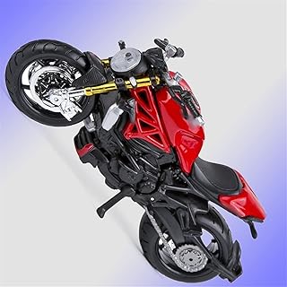 1/18 Modelos De Motocicletas Rojo Diecast Moto Miniatura Carrera Juguete para Colección Regalos para 1200S