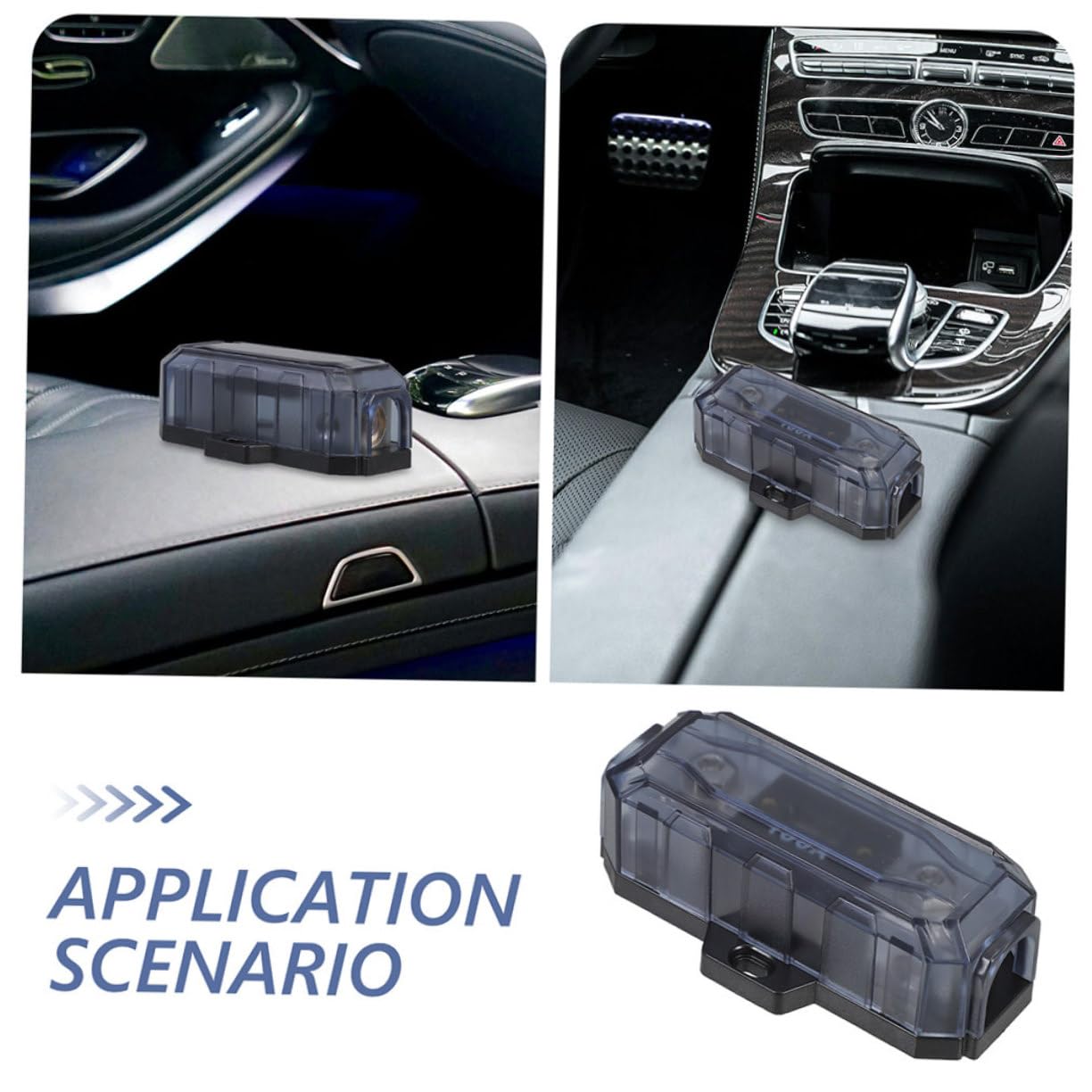 Portafusibile Auto Anl 100A in Lega di Zinco, Blocco Fusibili per Amplificatore Subwoofer e Impianti Audio, 2 Pezzi
