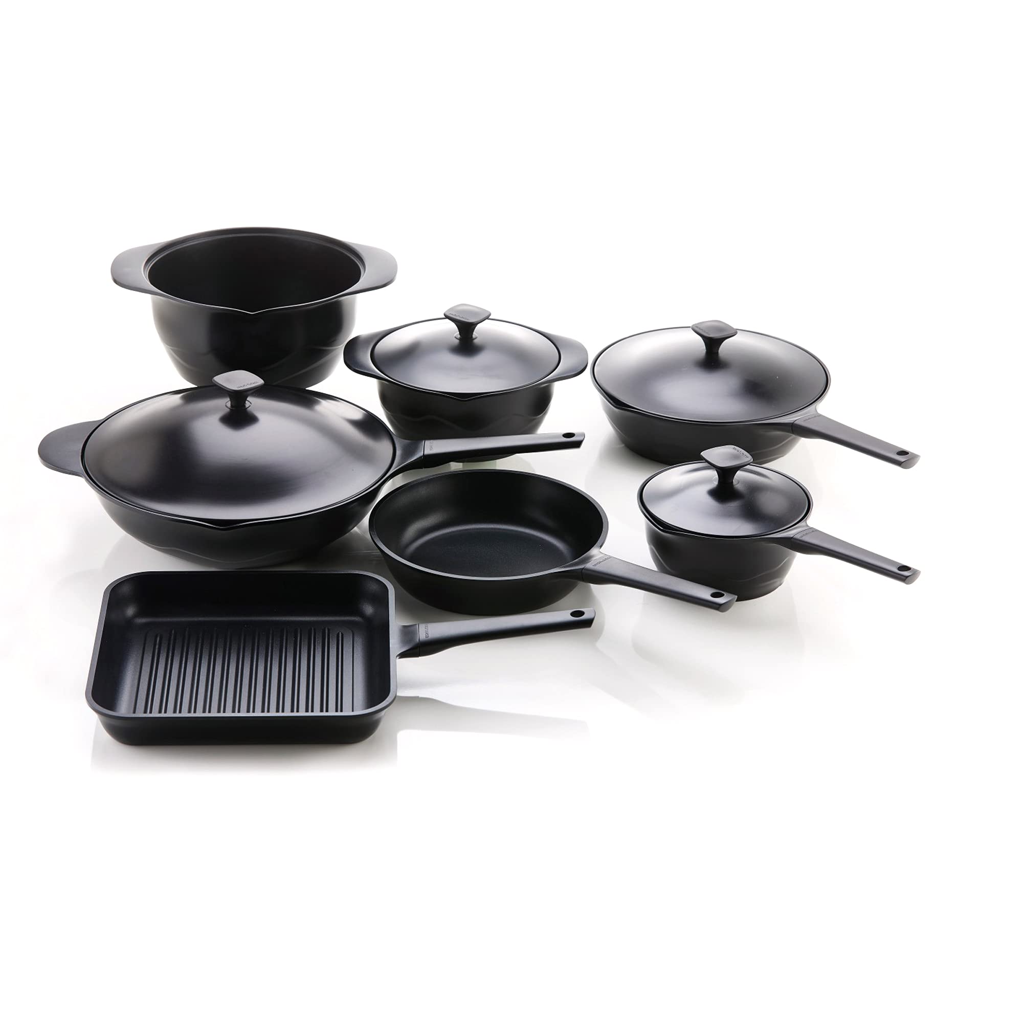 Moneta Lirica Wok 2 manici 32 con coperchio, in alluminio pressofuso, anche per induzione
