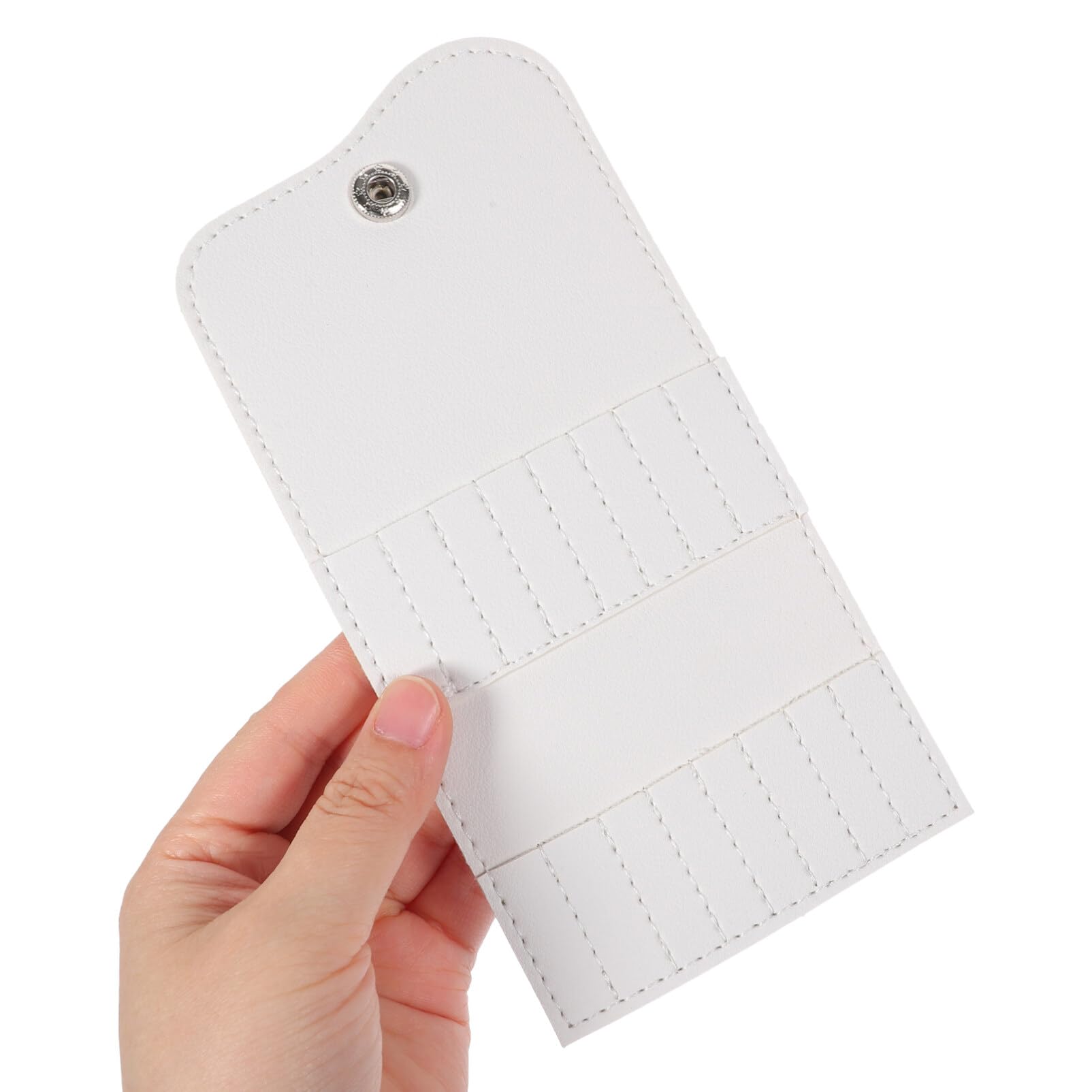 NOLITOY Nail Drill Bits Bag Storage Holder Portable Nail Drill Bit Storage Organizer 16 Holes