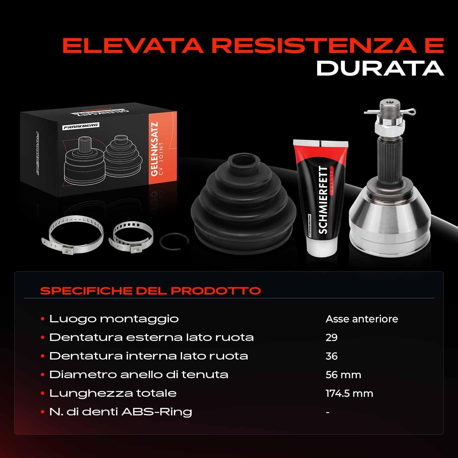 Frankberg Kit giunto omocinetico anteriore 39100JY04A