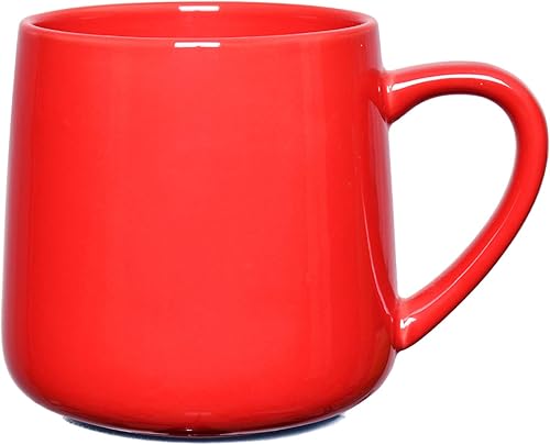 Miniatura 5 de Bosmarlin Taza de café de cerámica brillante, taza de té para la oficina y el hogar, 18 onzas  532 ml., apta para lavavajillas y microondas