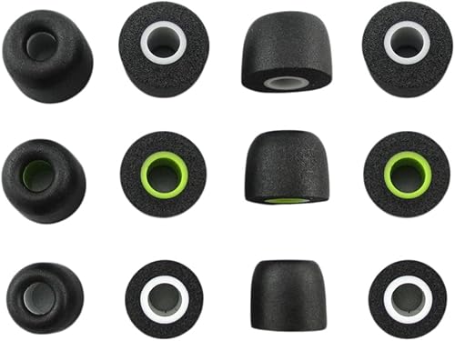 Zotech 6 pares de auriculares de repuesto de espuma viscoelástica, puntas para auriculares deportivos JayBird BlueBuds X, X2 y X3 (SML)