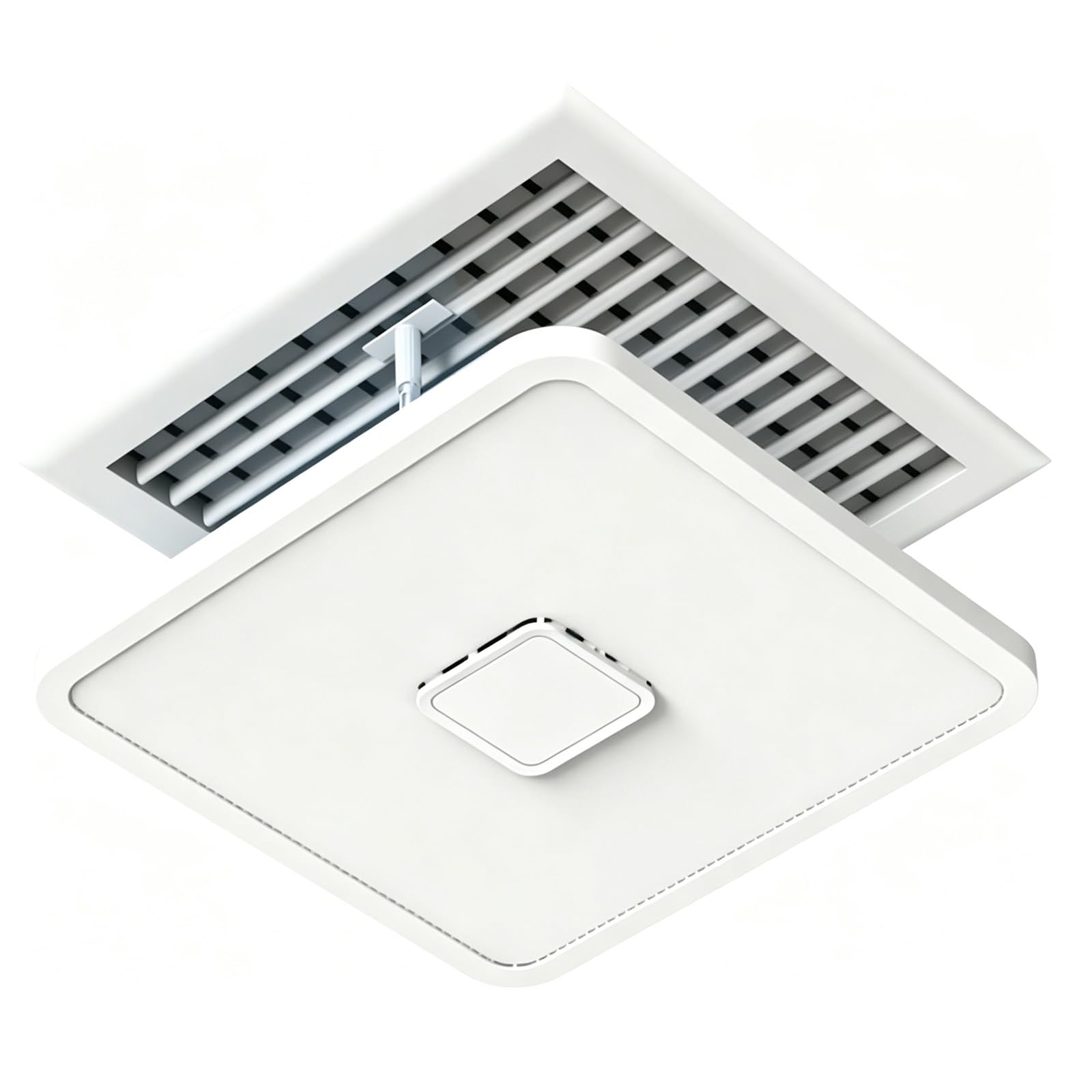 Deviatore Aria Condizionatore, Design a Doppio Strato, Anticondensa, Paratia per Condizionatore per Impianti di Climatizzazione Centralizzata | 60x60cm/24x24in