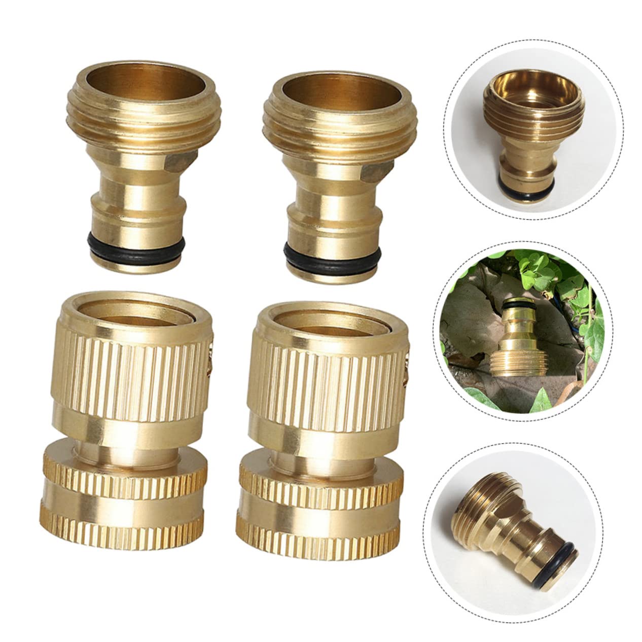 BESTonZON 20 Set Raccordi per Connettori per Resistente per Irrigazione e Giardinaggio Facile da Installare e Utilizzare