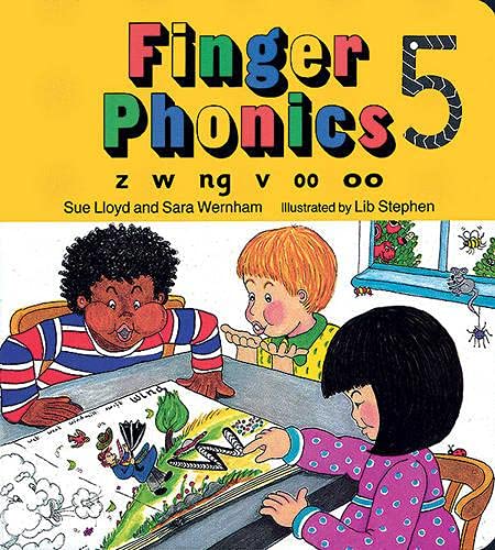 Jolly Phonics Finger book 5: in Precursive Letters (British English edition)