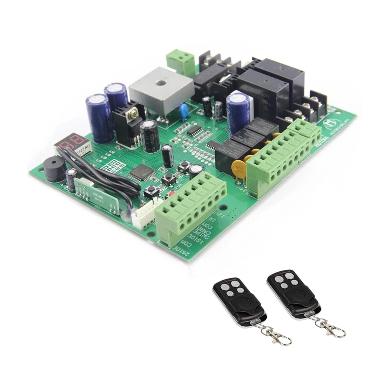 Scheda di controllo, Scheda PCB di tipo universale 12V/24V for pannello controllo automatico a doppio battente apricancello Smart Control Center for vialetto per apricancelli(2 remote 1 wifi)