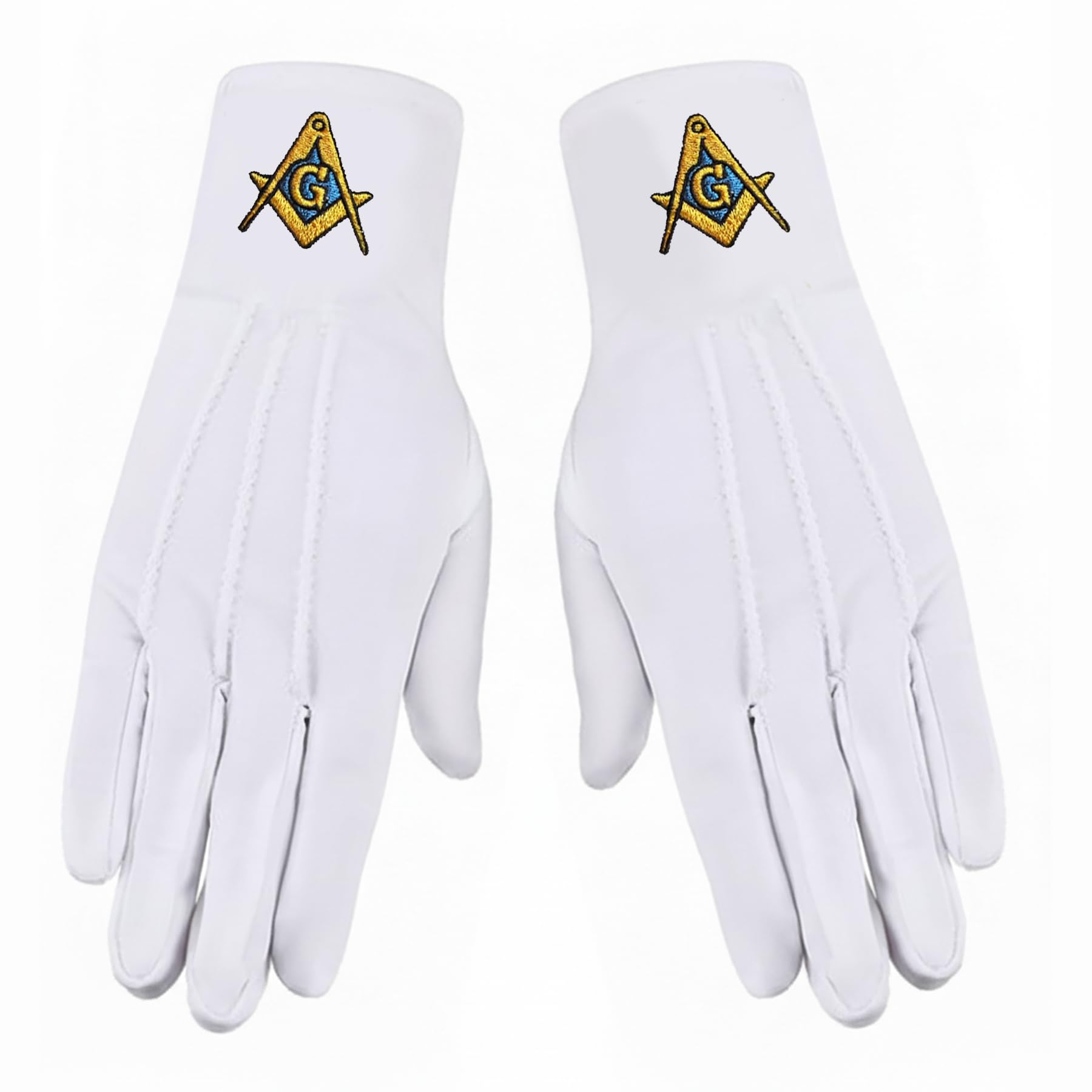 The Masonic Exchange Gloves (White, One Size)