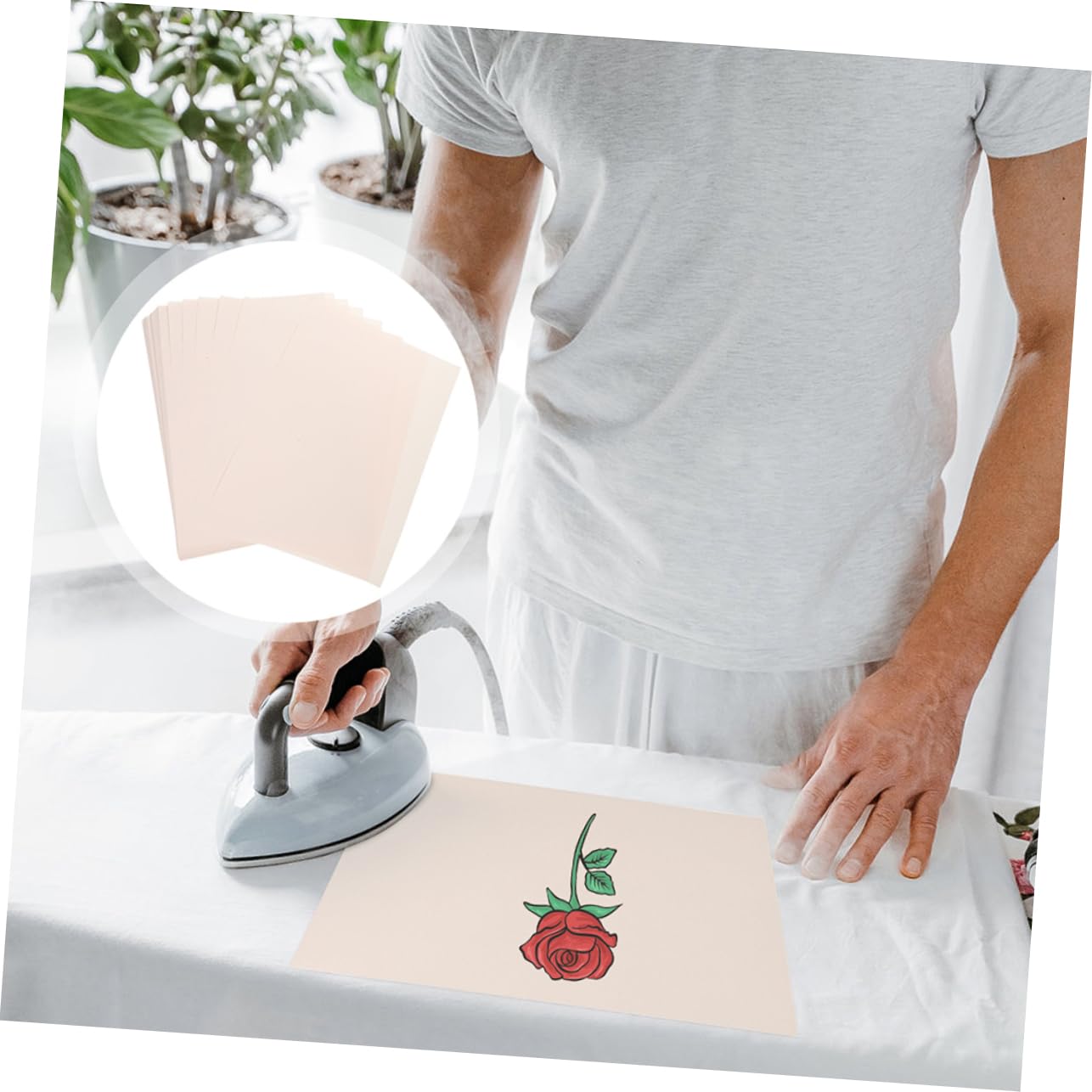 100blätter Sublimationspapier Für T-shirts Transferpapier Für -projekte Geeignet Für Reines Baumwollgewebe Einfach Zu Bedienen Für Personalisierte Designs Und Fotos