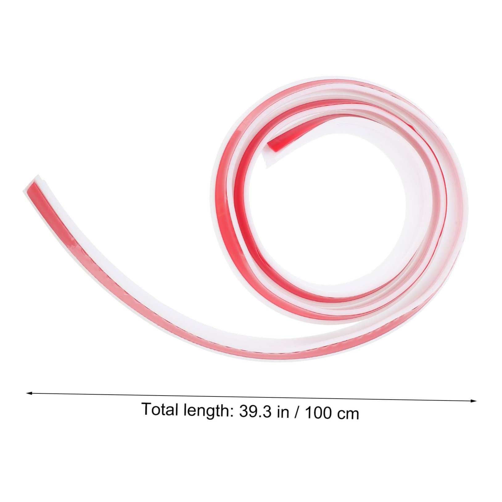 NULYLU Waterproof Bathroom Barrier 1pc Retaining Strip Soft Silicone Baffle Strip for Sink