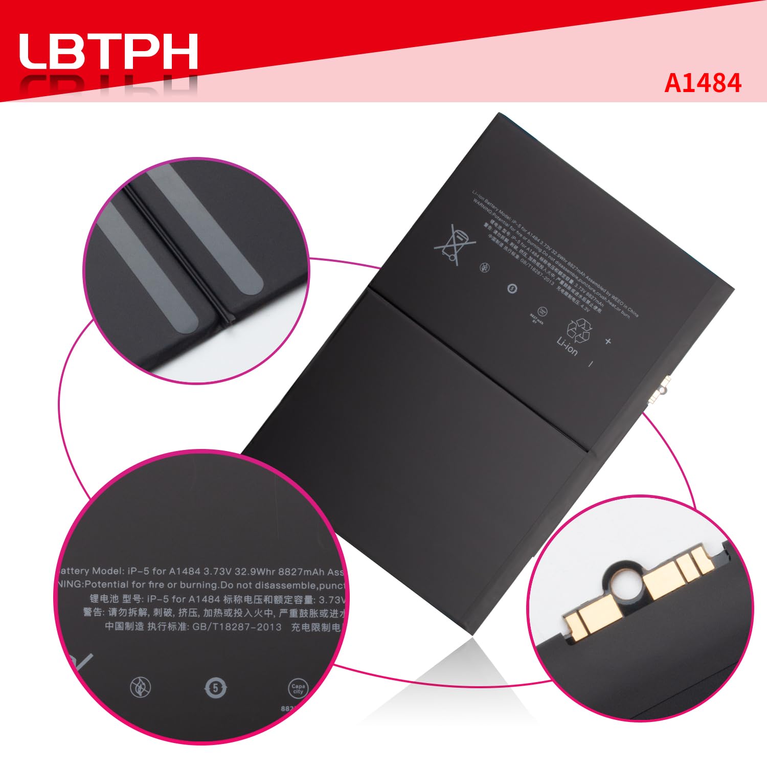 Amazon.com: A1484 A1474 Battery Compatible with iPad Air 1 iPad
