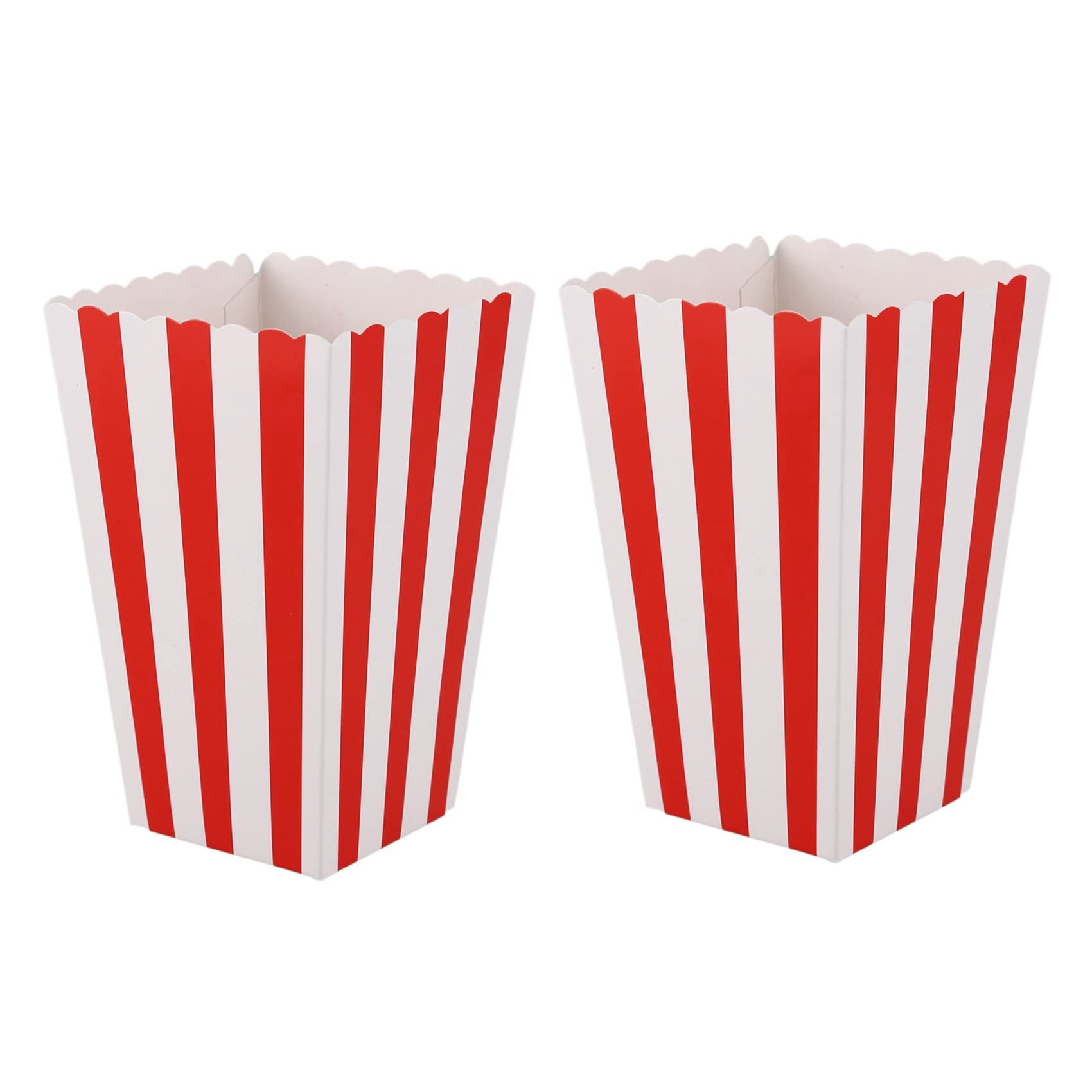 Hndhbfgrt 24 Cinema Treat Party Small Candy Favour Popcorn Bags Boxes,Red