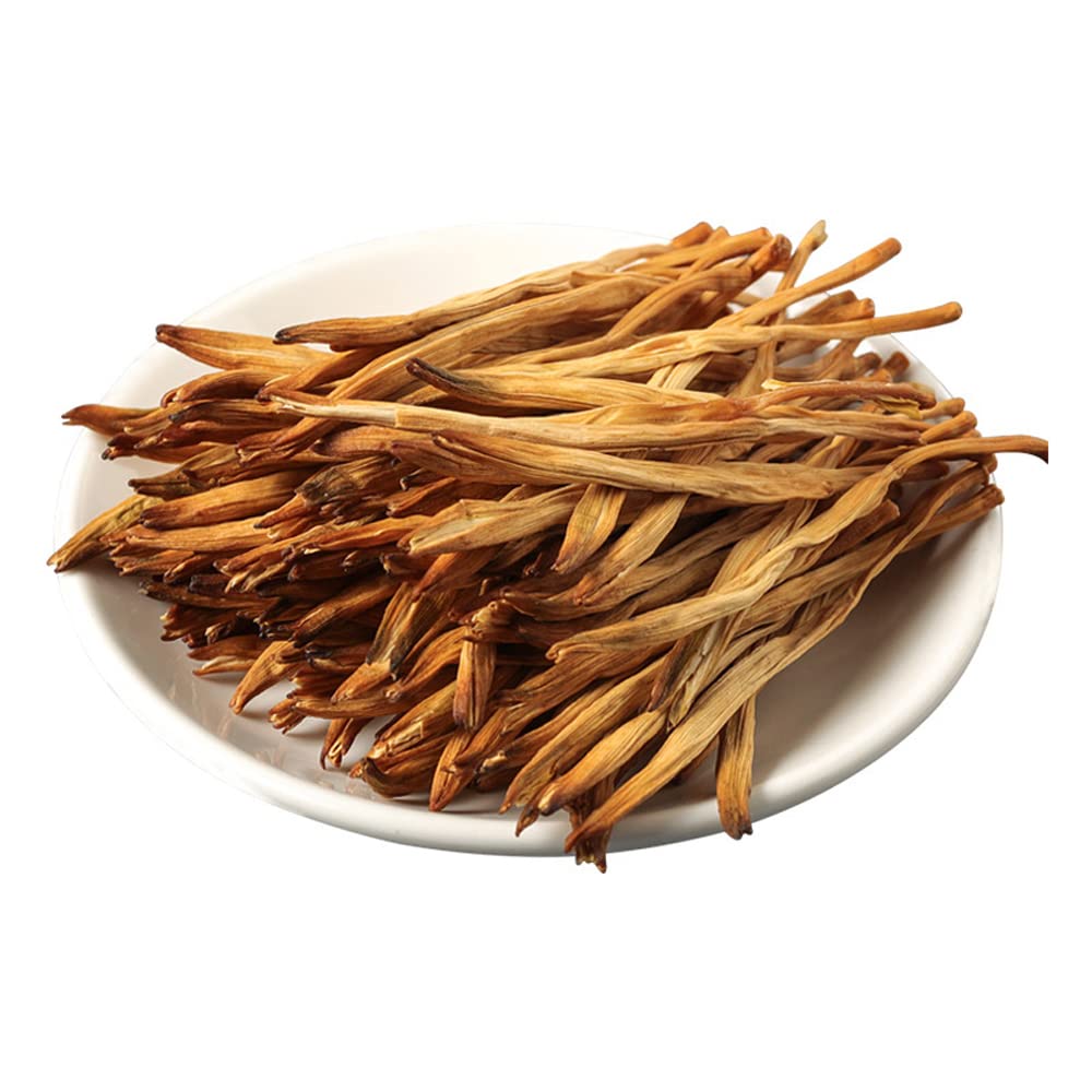Day Lily;Huang Hua CAI;Day Lily Dry;Hemerocallis Citrina Baroni;Golden Flower Dried Lily Flowers;Day Lily Food;Dried Day Lily Jin Zhen CAI (250 g(0.55 Pound))