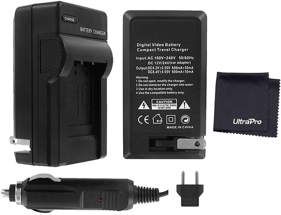 Canon PowerShot SX730 HS Digital Camera Battery Charger (110/220v with Car & EU
