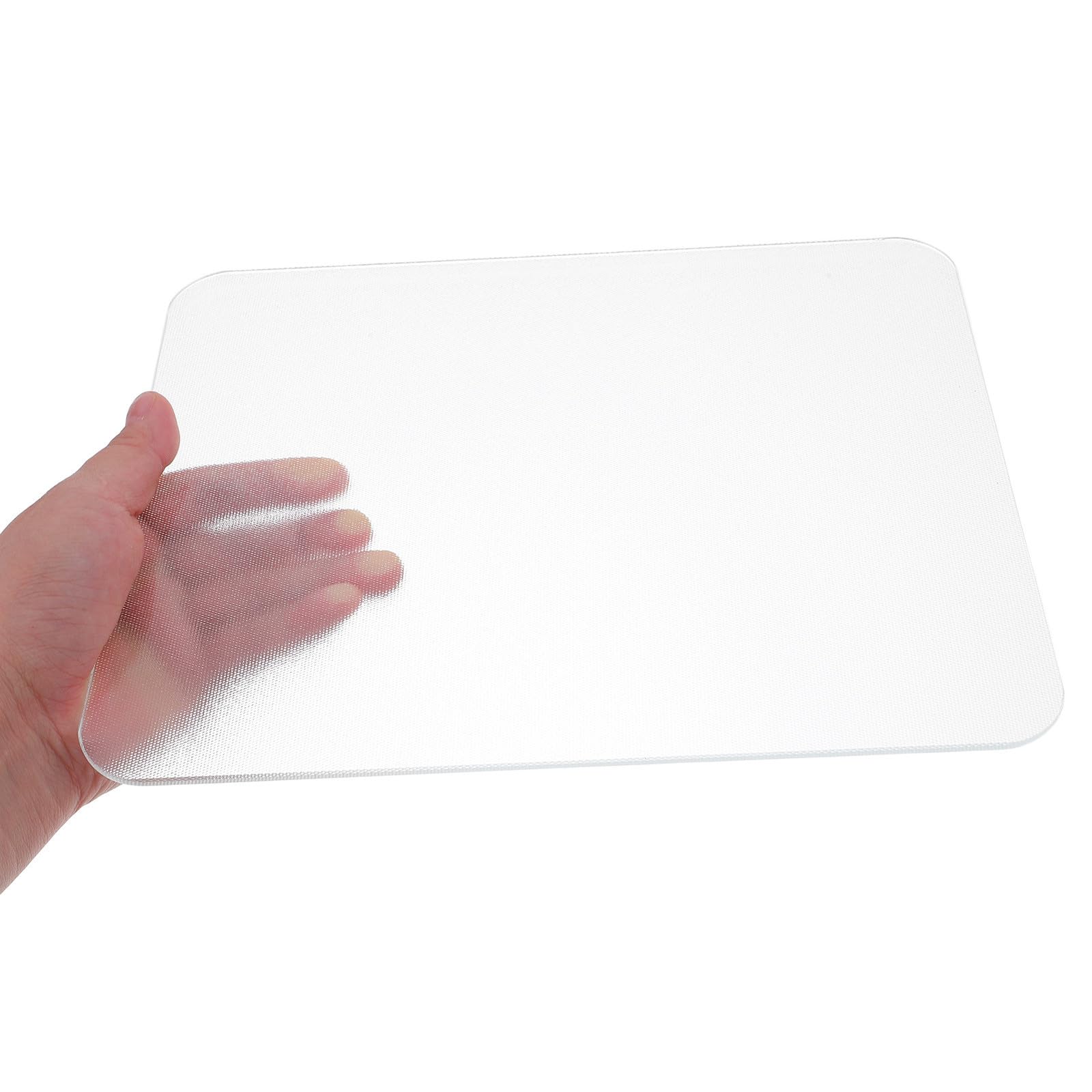 ifundom Alfombrilla Material Resistente Transparente de Ratón Antideslizante de Fácil de Limpiar Pack de 2 Unidades para Escritorio Gaming y Oficina