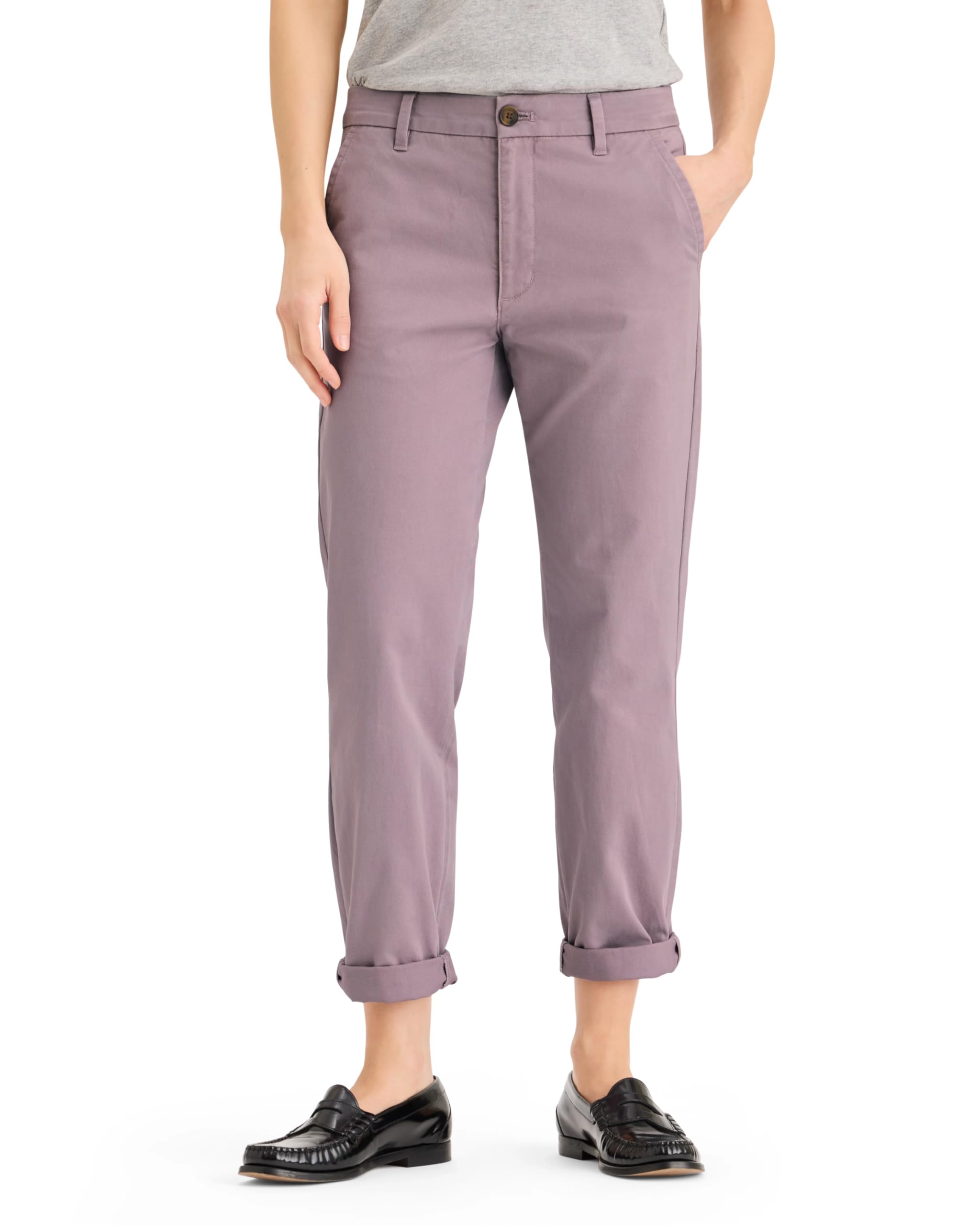 Dockers Womens Dockers Womens Weekend Chino Mid-Rise Slim