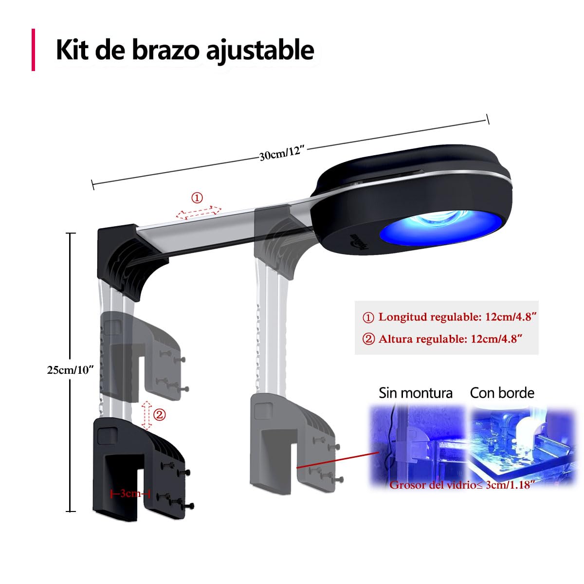 PopBloom WiFi Luz LED de Acuario Marino