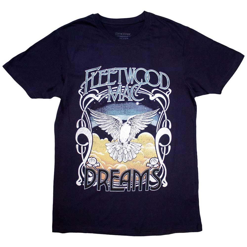 Rock Off Officially Licensed Products Fleetwood Mac Dreams T Shirt S Navy