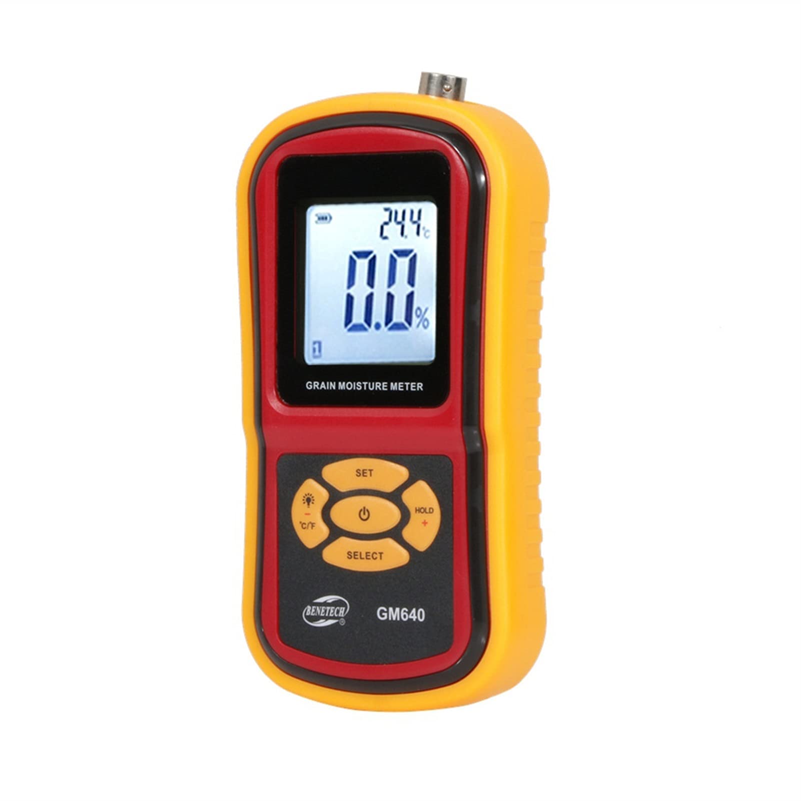 Medidor de humedad Probador de humedad de grano Probador de humedad de grano Grano Temperatura y humedad Tester