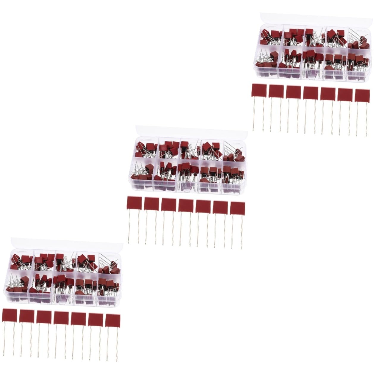 SHINEOFI 3 Set Fusibili Lenti Fusibili Ampere Variabili Confezione da Resistente per Elettrici e Automotive