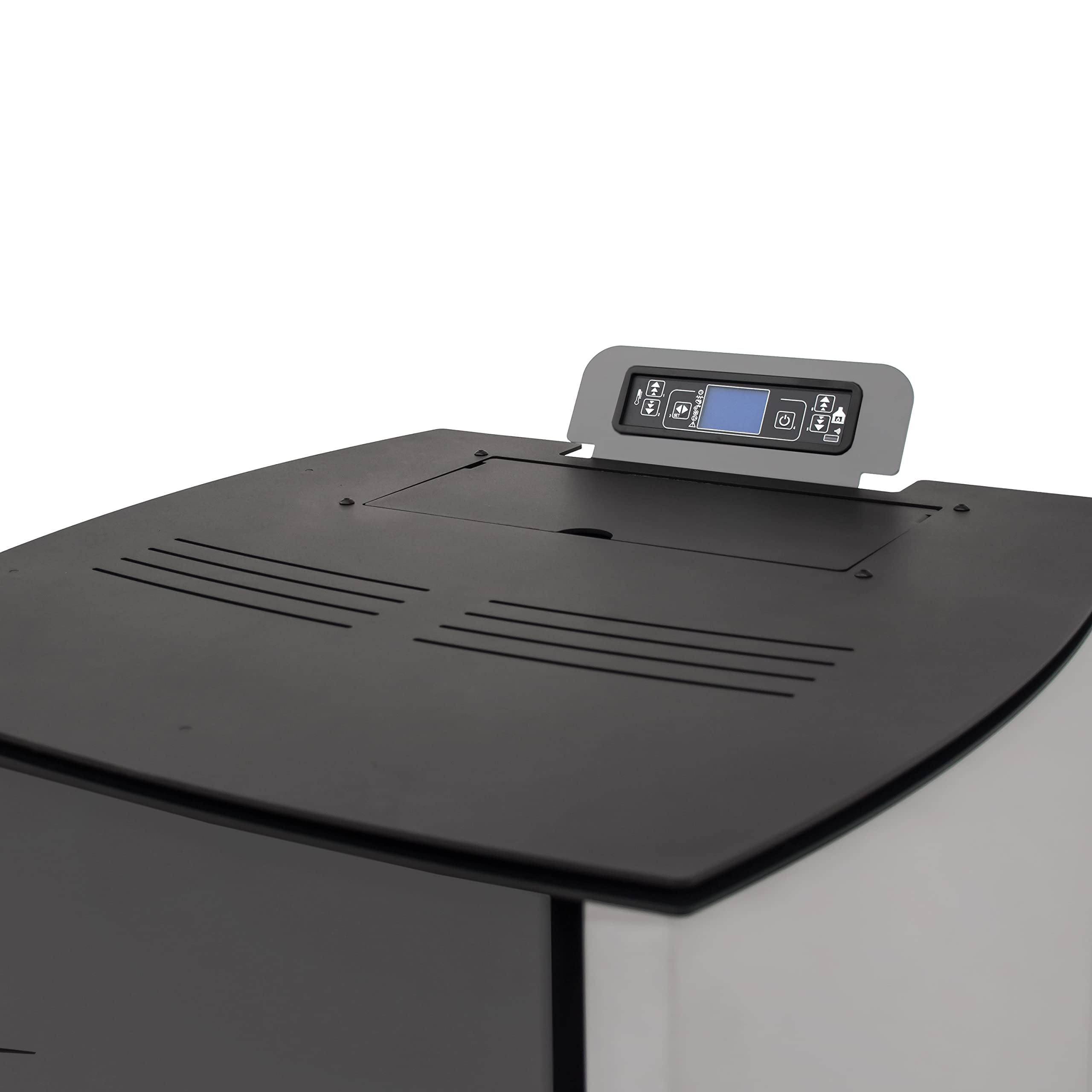 STUFE A PELLET ITALIA New York 20 kW WiFi Piec na Pellet Ogrzewanie i Ciepła Woda 90% Sprawność 120m² Autonomia 22h Programowalny Szary