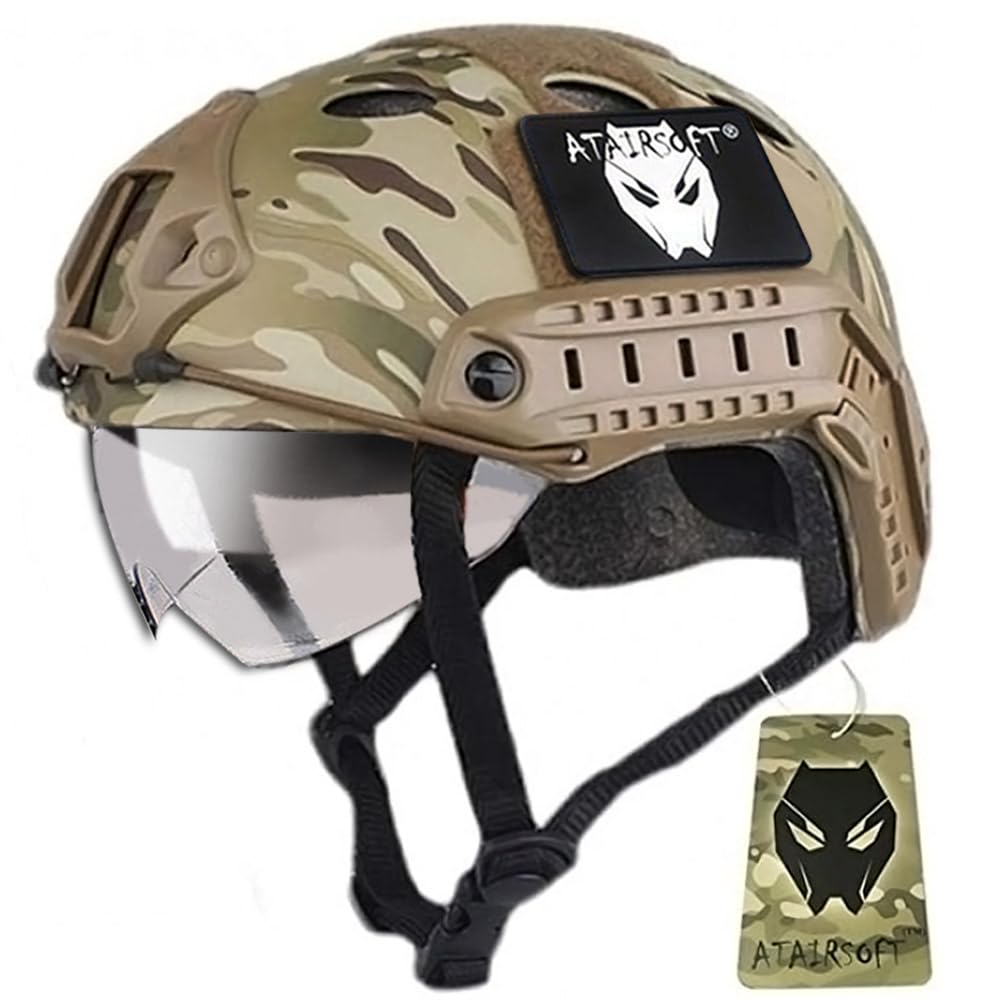 Casque Fast PJ Type SWAT Airsoft Paintball Camouflage ATAIRSOFT