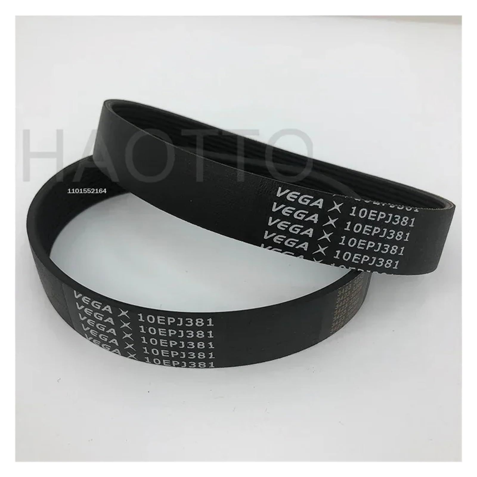 1 szt. Gumowy pas napędowy bieżni VEGA 10EPJ381 10 żeber Pas klinowy z wieloma rowkami(10EPJ381-2pcs)