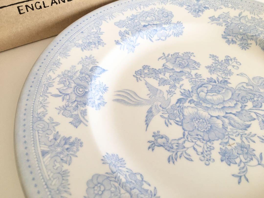 バーレイ ブルーアジアティックフェザンツ 大皿 29cm 5枚セット 【公式