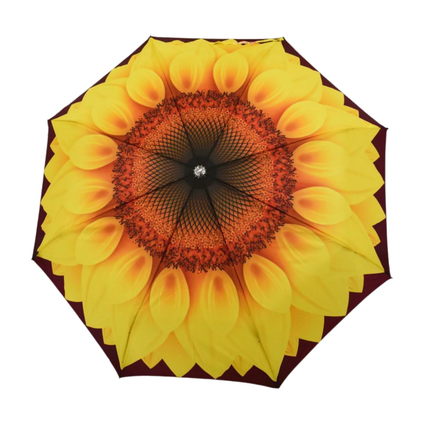 mohendra dutt and sons 3 Fold Sunflower Printed 23.5 inch Umbrella-picture-15